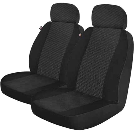 DICKIES 3003417LD, Morrisey Black 2-Piece Seat Cov