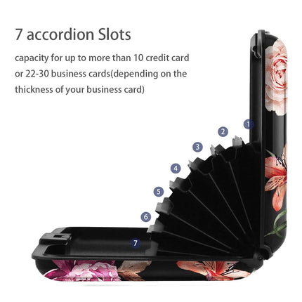 Mini porte-cartes Coco Rossi pour femme ou homme, étui rigide fin anti-RFID pour cartes d'identité, portefeuille de voyage, rose noir, S