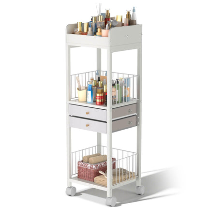 Makeup Organizer Cart, Rolling Floor Skincare Orga