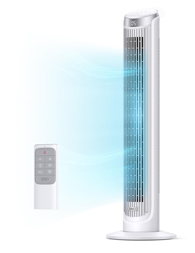 Dreo Tower Fans for Bedroom, 90� Oscillating Fans 