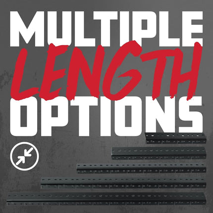 Gator Rackworks Heavy Duty Steel Rack Rail Set; 10U Rack Size (GRW-RACKRAIL-10U)