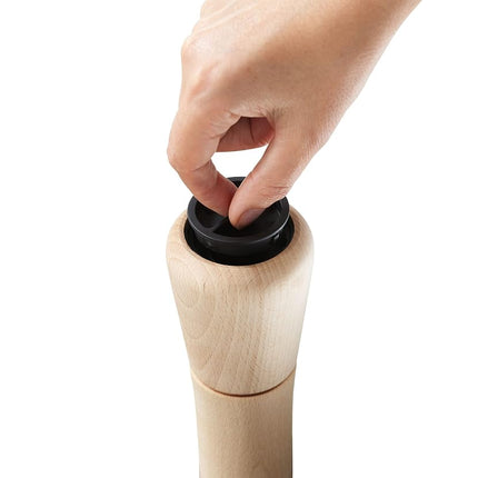 Joseph Joseph Milltop Wood No-Spill Mill - Beech - Salt