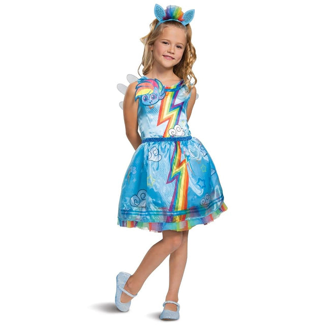 Disguise My Little Pony Rainbow Dash Classic Girls Dress - Small