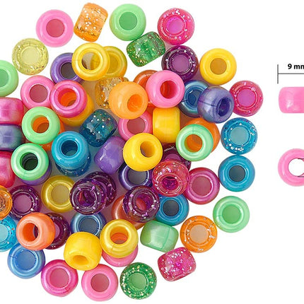 Beadery B6262 The Sparkles Pony Bead Box - Approximately 2300 Beads