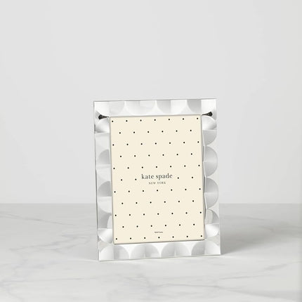 Kate Spade New York Silver South Street 8" X 10" Scallop Frame, 1.80 LB