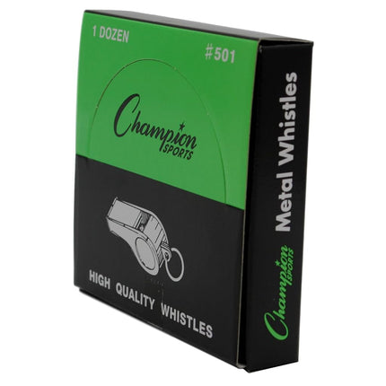 Champion Sports Medium Weight Metal Whistle