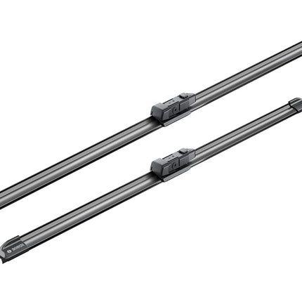 Bosch Wiper Blade Aerotwin A621S, Length: 650mm/500mm − Set of Front Wiper Blades - Only for Left-Hand Drive (EU)