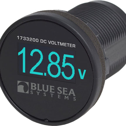 Blue Sea Systems 1733200 Mini OLED DC Voltmeter, B