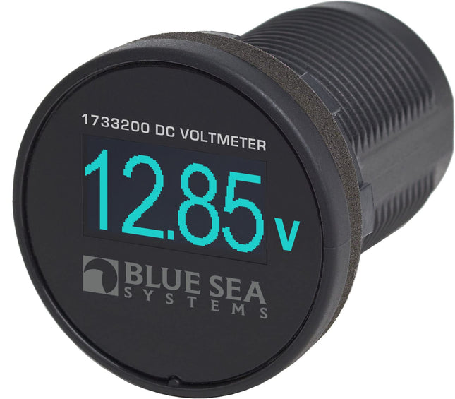 Blue Sea Systems 1733200 Mini OLED DC Voltmeter, B