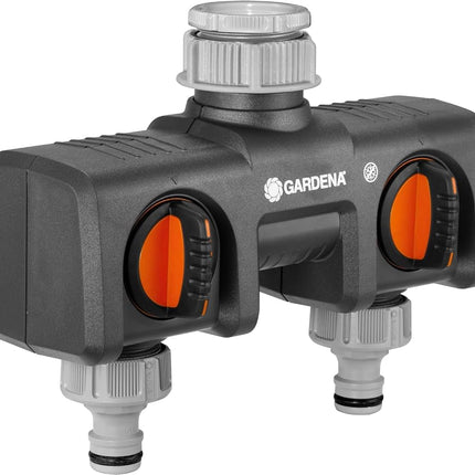 Gardena Twin-Tap Connector: Connects Two Devices t