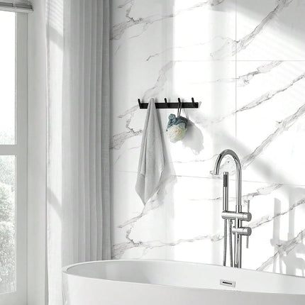 22pcs Thick Marble Peel and Stick Waterproof Wall Panels,Heat-Resistant Backsplash Tile, 23.6"x11.8" PVC Foam Wall Sticker for Kitchen,Living Rooms,TV Walls,White Gray (Not Real Tile 42.6Sq. Ft.)