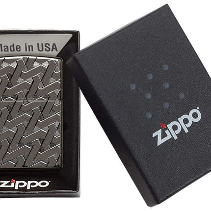 Zippo Black Ice Mesh Armor Lighter