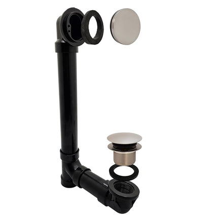 Westbrass 493144H-07 12" & 4" Bath Waste & Overflo