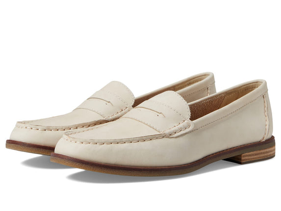 Sperry Women's Seaport Penny Loafer, Ivory, 6.5 M 