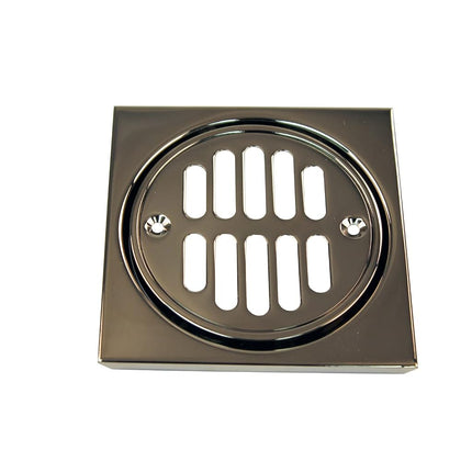 Westbrass Shower Strainer Set Square with Crown, P