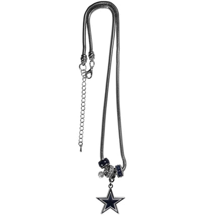 Siskiyou Sports NFL Dallas Cowboys Euro Bead Necklace, 18-Inch
