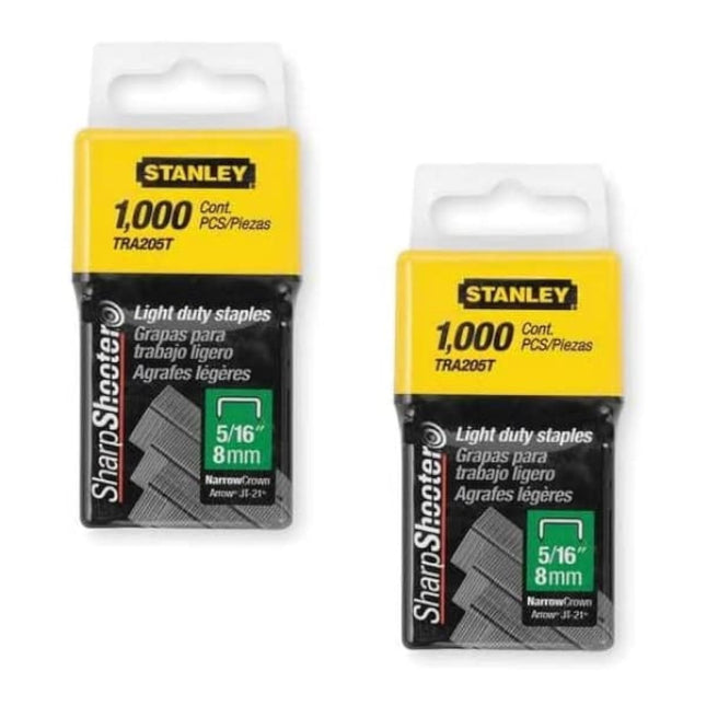 Stanley TRA205T 1,000 Units 5/16-Inch Light Duty S