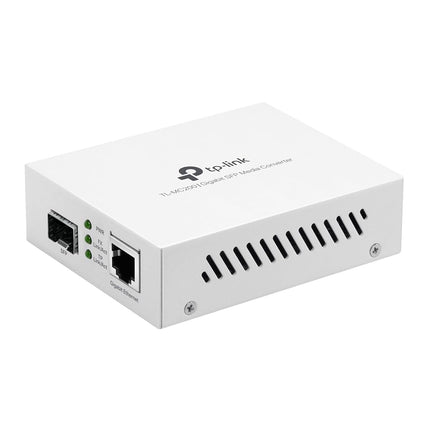 TP-Link TL-MC200 | Gigabit SFP to RJ45 Fiber Media Converter | Fiber to Ethernet Converter | Plug and Play | Durable Metal Casing | Versatile Compatibility | Auto-Negotiation | UL Certified