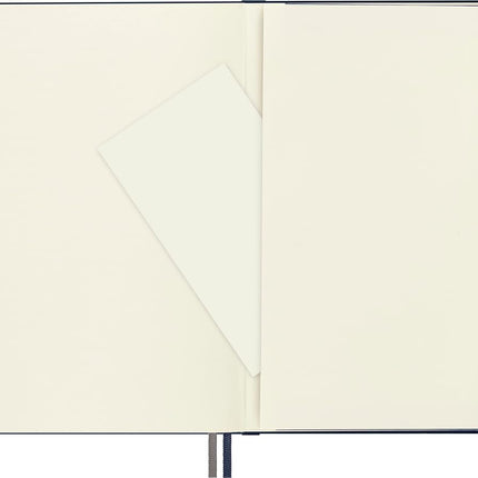 Moleskine - Classic Notebook Expanded, Ruled Notebook, Hard Cover and Elastic Closure, Size Large 13 x 21 cm, Colour Sapphire Blue, 400 Pages