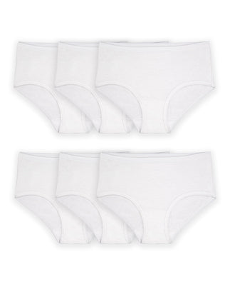 Fruit of the Loom Girls' Cotton Brief Underwear, M