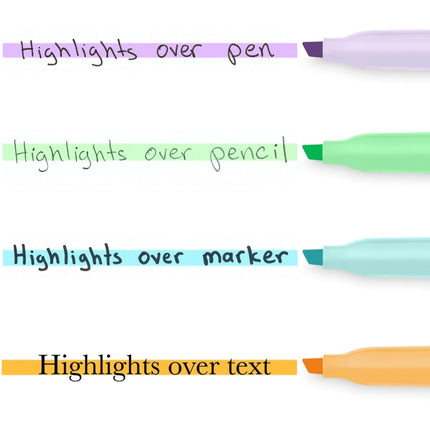 SHARPIE® Accent Pocket Resaltadores, Punta Cincel, Barriles Surtidos, Tinta Pastel Suave Surtida, Paquete de 6 Resaltadores