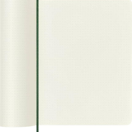 Moleskine - Classic Soft Cover Notebook - Dot Grid - Extra Lrge - Myrtle Green