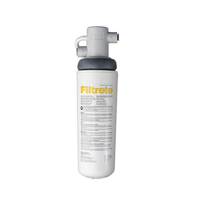 Filtrete Standard Under Sink Quick Change Water Filtration System, Easy to Install, Reduces 5 Microns Sediment and Chlorine Taste & Odor, Includes 6 Month Filter (3US-AS01)