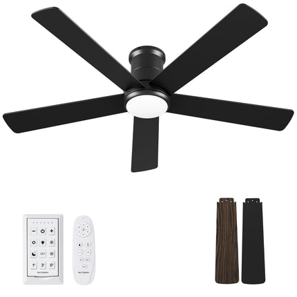 Autoday 52 Inch Ceiling Fans with Lights and Remot