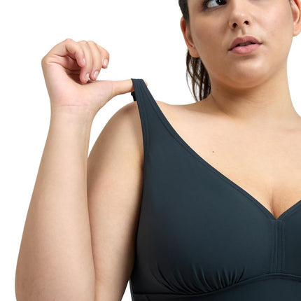 ARENA Women's Maura Swimsuit, Night Grey, 56-58