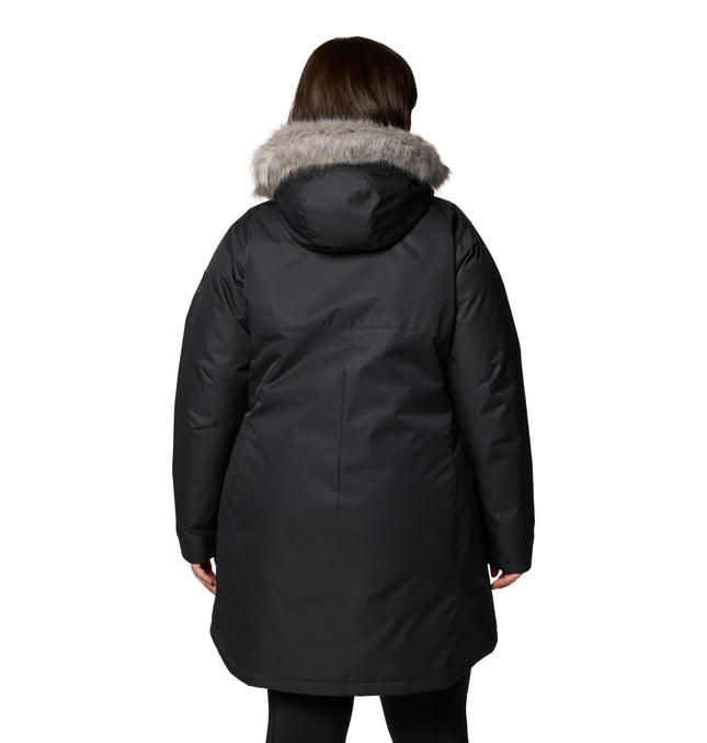 Veste longue isolée Columbia Suttle Mountain pour femme, noir 2024, 2TG
