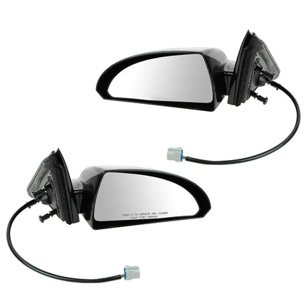 TRQ Driver & Passenger Side Mirror Set without Hea