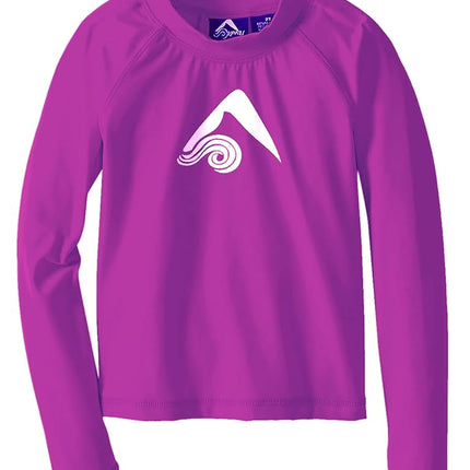 Kanu Surf - Haut de protection solaire à manches longues Keri pour fille - UPF 50+ - Violet - Taille 3T