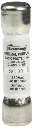 Fuse,Class G,30A,SC Series