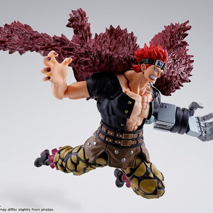 TAMASHII NATIONS One Piece figurine S.H. Figuarts Eustass Kid -The Raid on Onigashima- 15 cm, Red