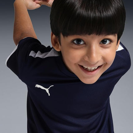 PUMA Unisex Children's Shirt, Peacoat-puma White, XL