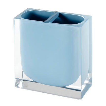 IZOD - Toothbrush Holder, Resin Countertop Accessories, Dorm Room Essentials, Modern Home Decor (Marina Collection, Blue)