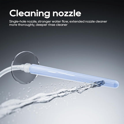 Kit de poire de lavement en silicone noir GNEGKLEAN 225 ml, douche nettoyante pour hommes et femmes avec tuyau de 50 cm + 4 embouts interchangeables (noir)
