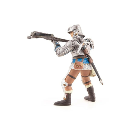 Papo - Realistic Blue Armored Crossbowman Figure - Ages 3+ - Fantasy & Medieval Collection - Creative Play Medieval Battle - Gift Idea Toy for Girls and Boys
