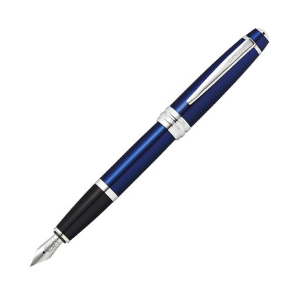 Cross Bailey Blue Lacquer Fountain Pen - medium ni