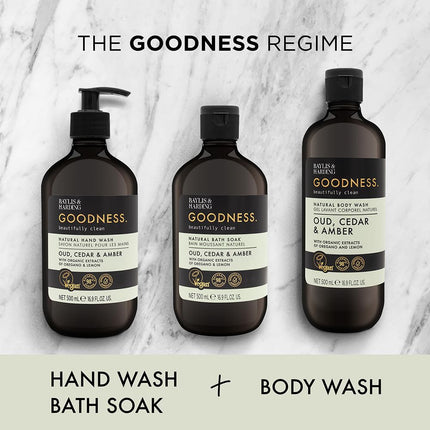 Baylis & Harding Goodness Natural Bath Soak 500ml 3 pack
