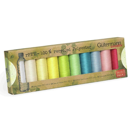 Gutermann Thread Set RPET 10SP Pastel, One Size