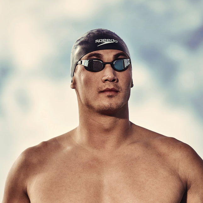 Speedo Fs3 Competition Swim Cap, New Black, Small