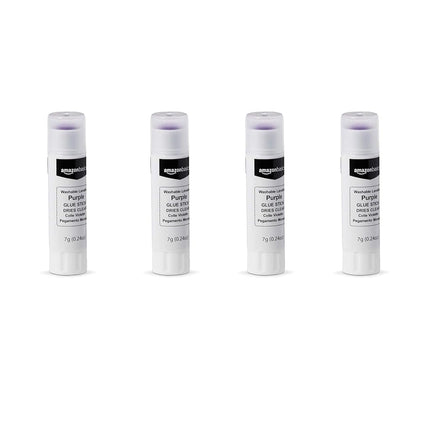 Amazon Basics Washable School Glue Sticks, Dries C