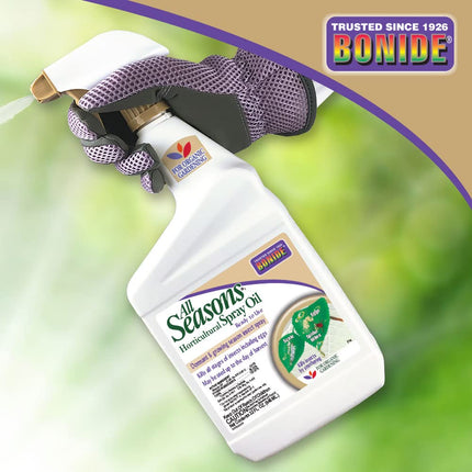 Bonide 037321002147 All Seasons Horticultural Oil Spray Ready to Use, 1