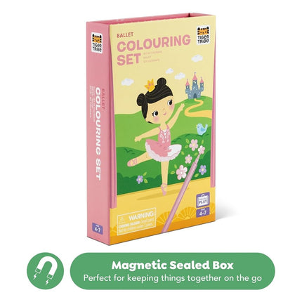 Tiger Tribe Ballet Colouring Set & Drawing Set