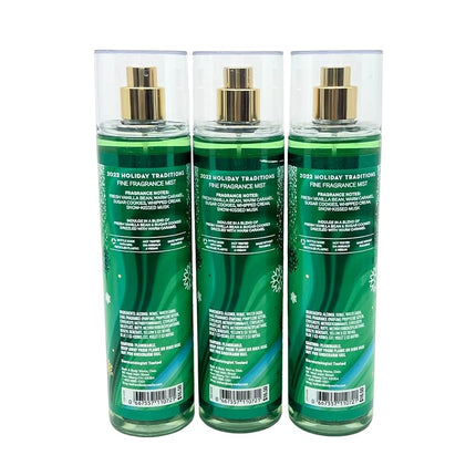 Vanilla Bean Noel Fine Fragrance Mist 8oz - Lot of 3