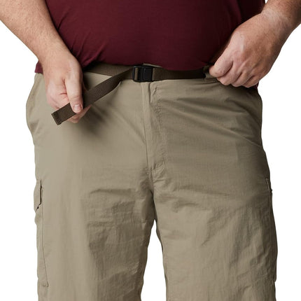 Columbia Men’s Hiking Cargo Shorts, SILVER RIDGE CARGO SHORT, Nylon, Tusk, Size: 36, AM4084