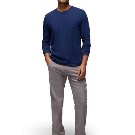 prAna Mens Stretch Zion Pant, Pewter, 34W x 28L