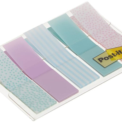 Post-it Flags, Gradient Color.47 in x 1.7 in, 100 Flags per Dispenser (684-GRDNT),Assorted Gradient Designs