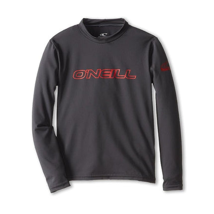 O'Neill Wetsuits Youth Basic Skins 50+ Long Sleeve Sun Shirt, Seaglass,14